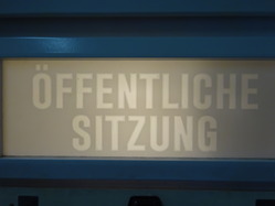 öffentliche Sitzung öffentliche Sitzung